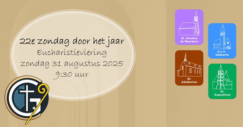 Eucharistieviering zondag 31 augustus
